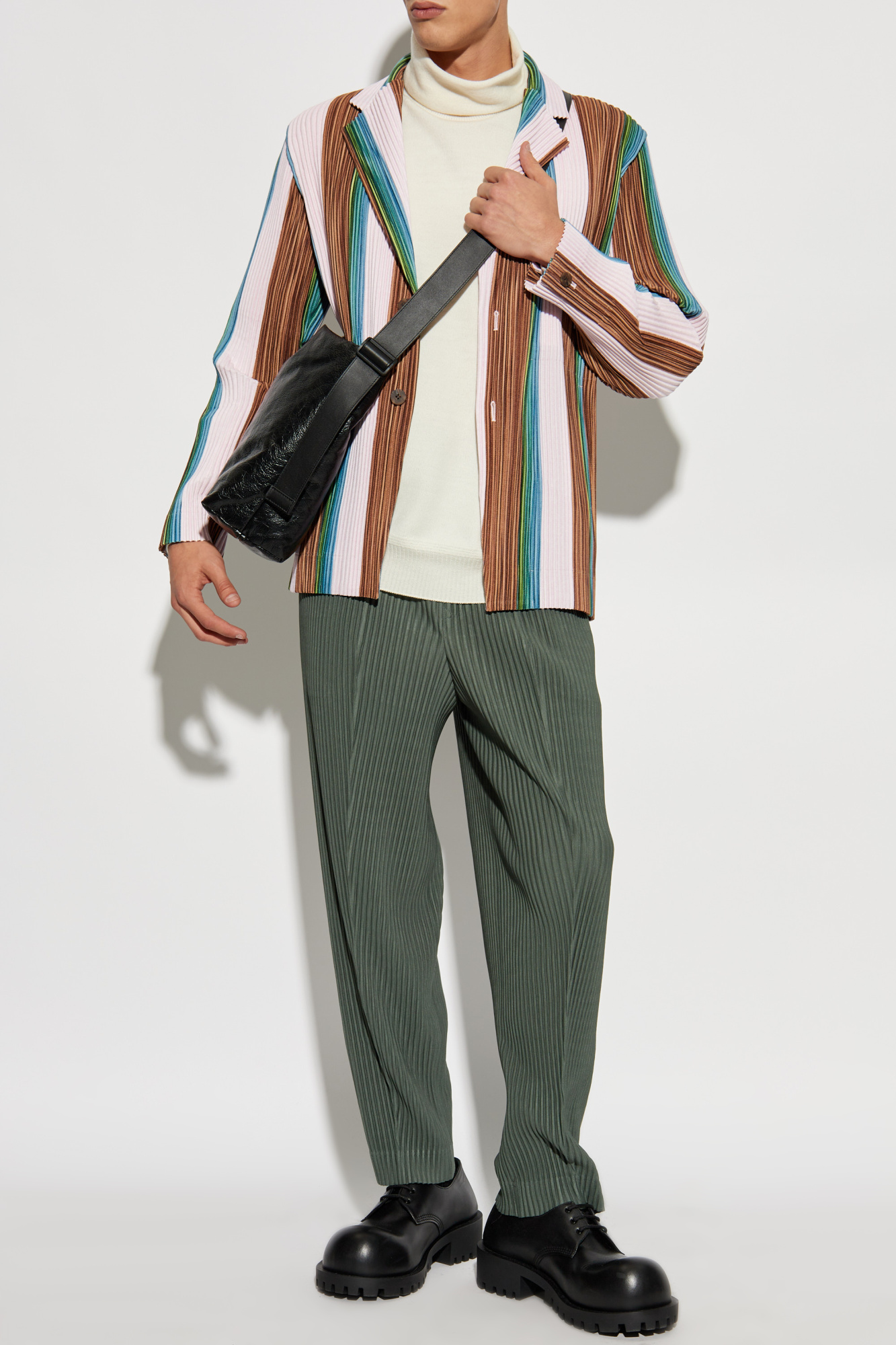 15AW ISSEY MIYAKE MEN ecopet wool pant